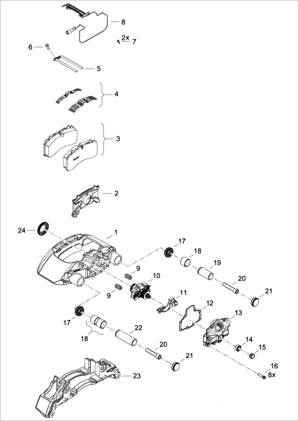 Buy 640175050r Disc Brake PAN 17 WABCO