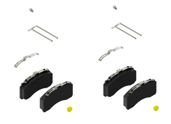 Buy 6403229342 Kit: Brake Pad WABCO