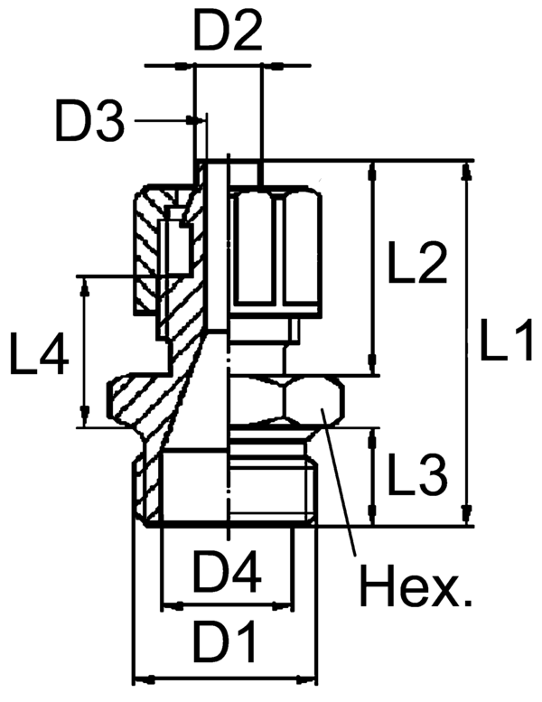 Buy 8938009450 Straight Bulkhead Co WABCO