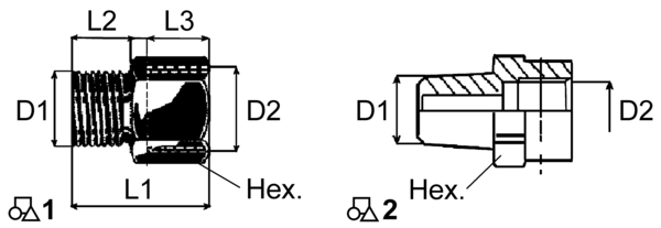 Buy 8938200054 Bulkhead Through Fit WABCO