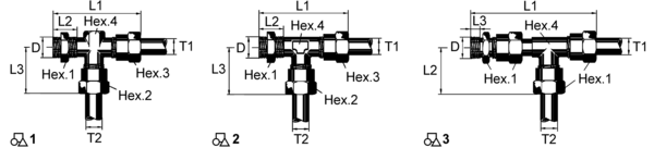 Buy 8938506600 Male Stud T- Couplin WABCO