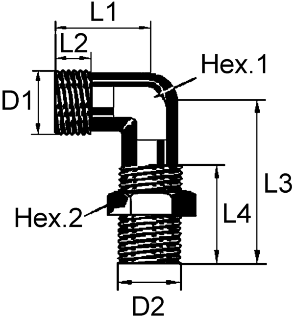 Buy 8938900630 Elbow with Lock Nut WABCO