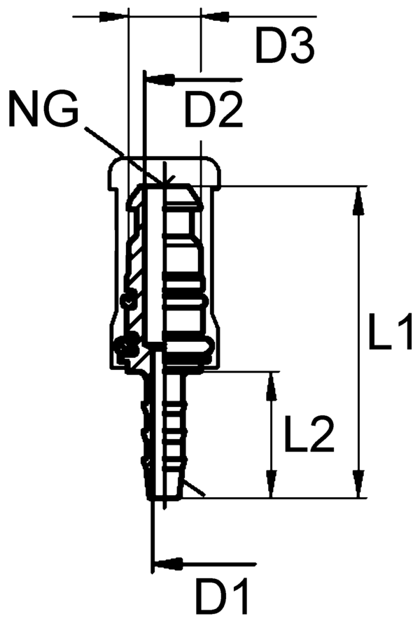 Buy 8939203382 Straight Plug Voss 5 WABCO