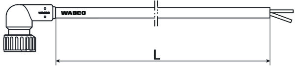 Buy 8945900282 Cable with Socket WABCO