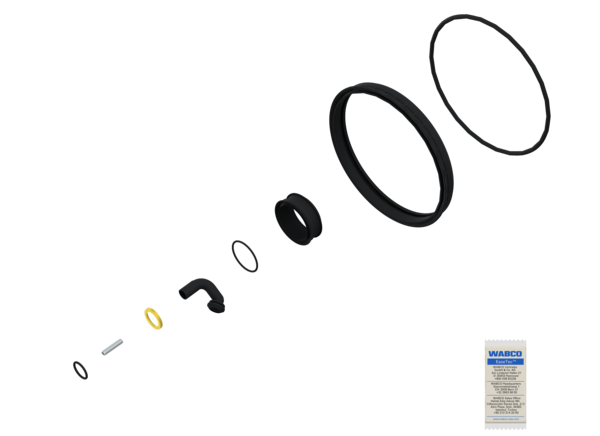 Buy 9254200042 Kit: Lip Seal + Hose WABCO