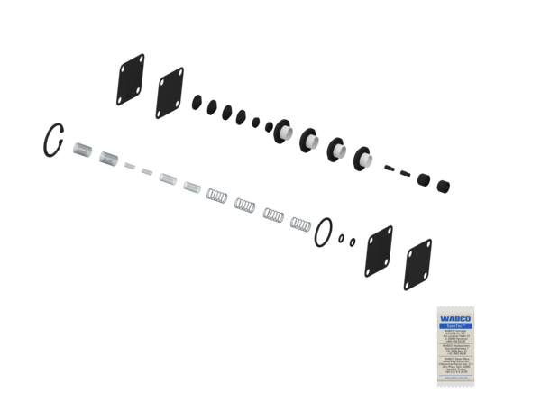 Buy 9349010022 Kit: Diaphragm + Val WABCO