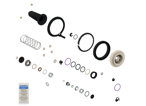 Buy 9700510312 Kit: Valve + Piston WABCO