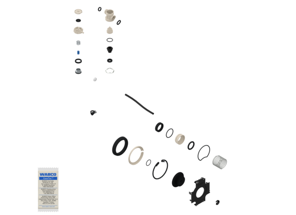 Buy 9700513422 Kit: Valve + Piston WABCO
