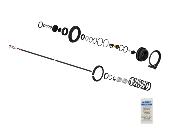 Buy 9700519042 Kit: Valve + Piston WABCO