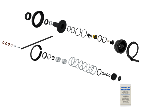 Buy 9700519052 Kit: Valve + Piston WABCO