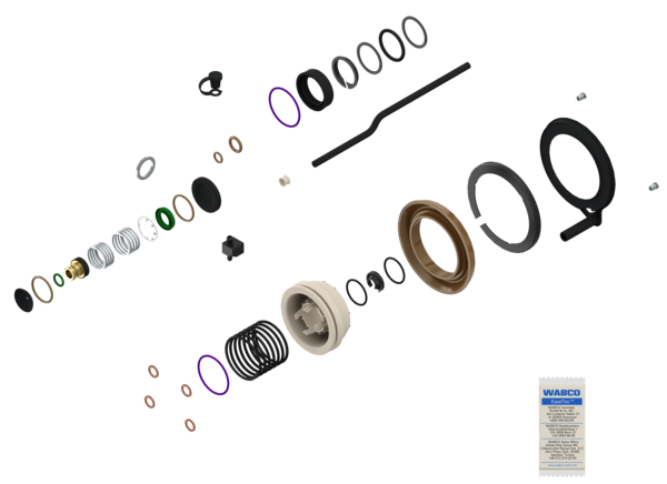 Buy 9700519172 Kit: Valve + Piston WABCO