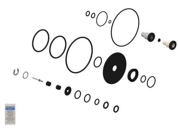 Buy 9730020082 Kit: Diaphragm + Val WABCO